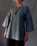 Women's top W87-37: Timbre - Charcoal - Cotton