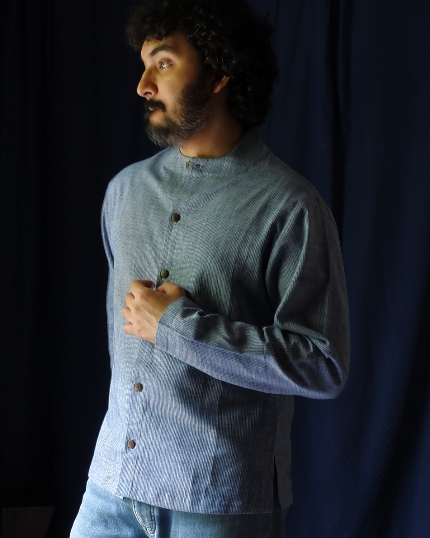 Men's shirt | M87-41: Comodo - Blue
