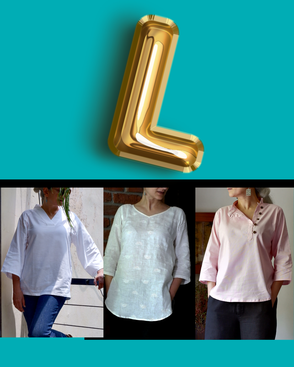 Women's tops | L Bundle - Natural fibre blends