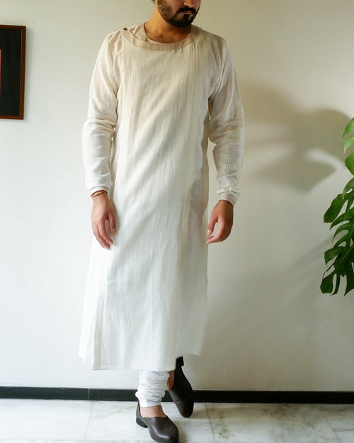 M87-05: Angarkha 2.0 - Cream - 87store.in