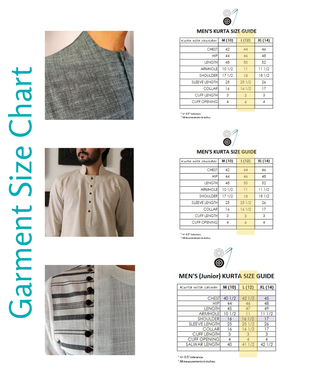Men's kurta sets | Elite Classics bundle - Natural fibre fabrics - L