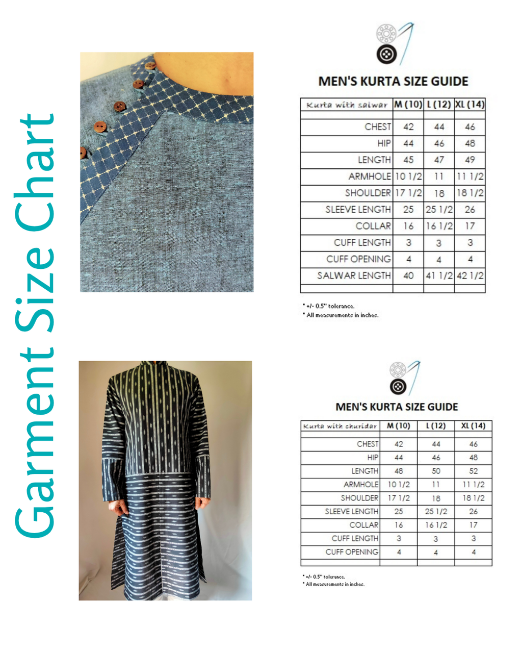 Men's kurta sets | DUO: 11+02 - M, L XL
