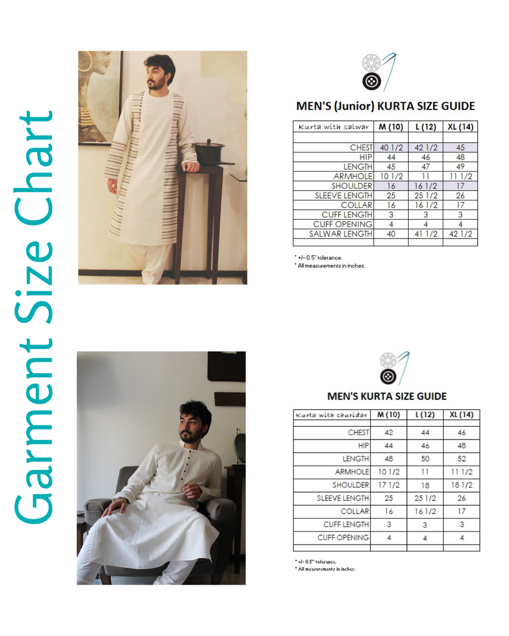 Men's kurta sets | DUO: 04+06 - M, L
