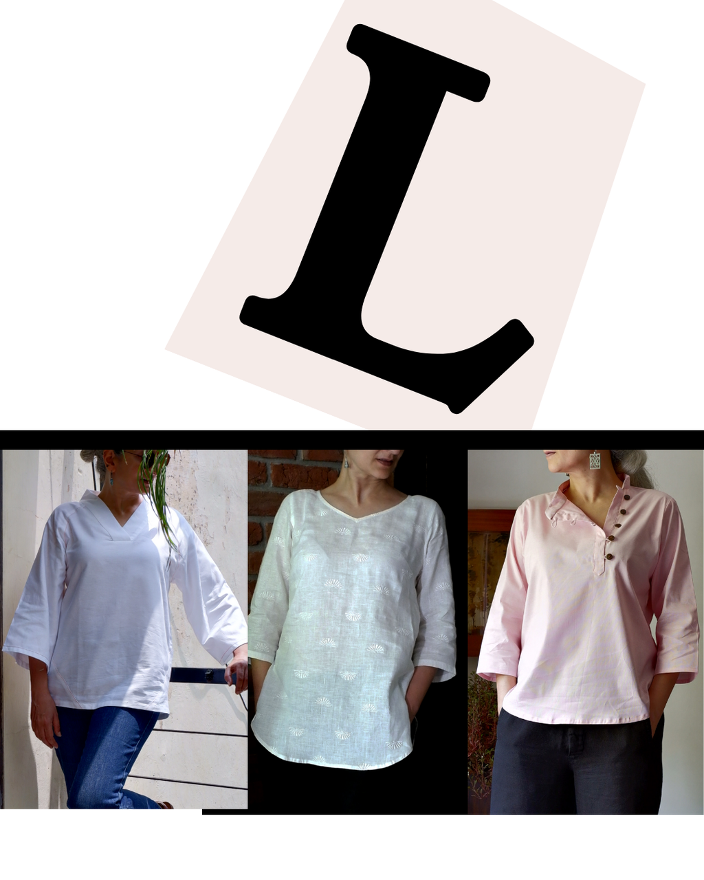Women's tops | L Bundle - Natural fibre blends