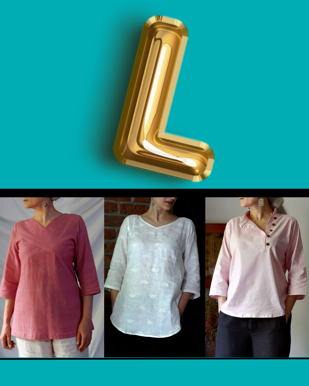 Women's tops | L Bundle - Natural fibre blends