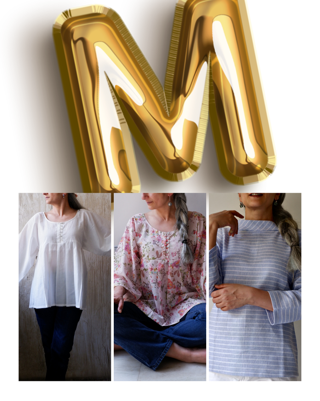Women's tops | M Bundle - Natural fabric blends
