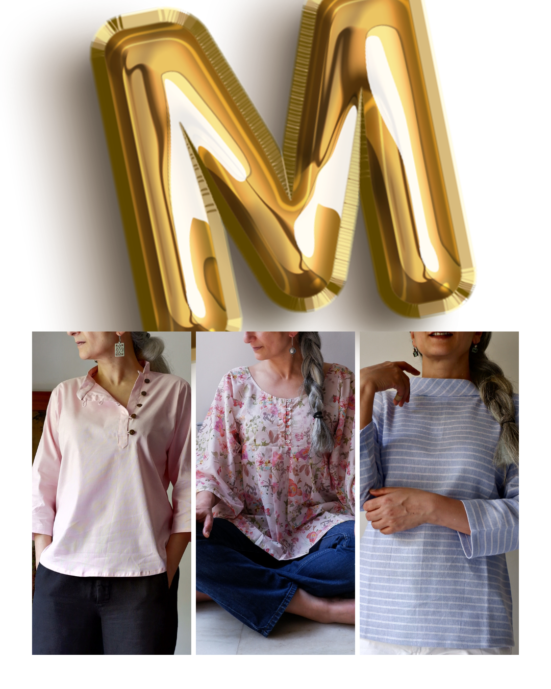Women's tops | M Bundle - Natural fabric blends