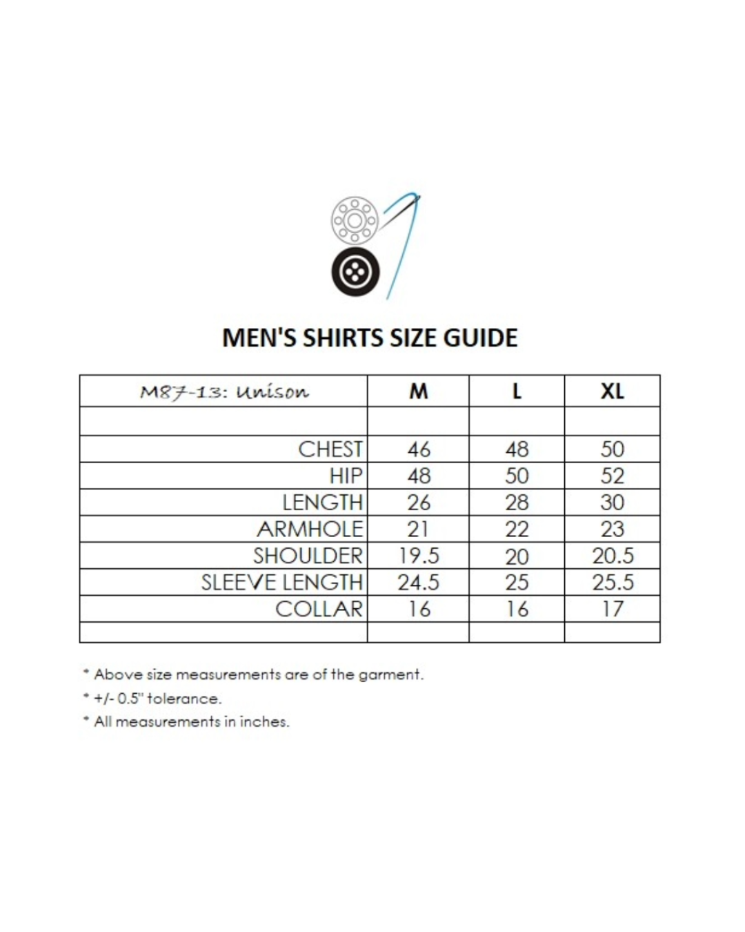 Men's shirt M87-13: Unison - Navy pinstripes - Cotton