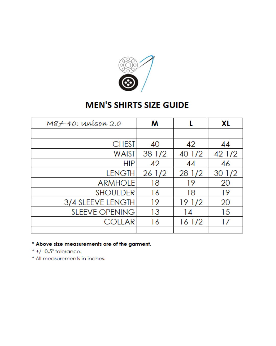 Men's shirt | M87-40: Unison 2.0 - Black - 100% Linen