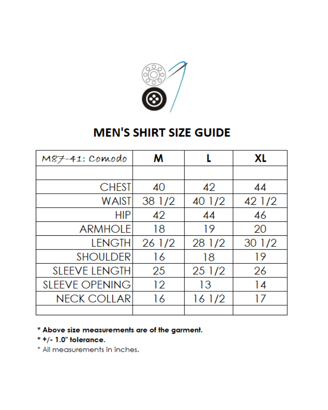 Men's shirt | M87-41: Comodo - Blue