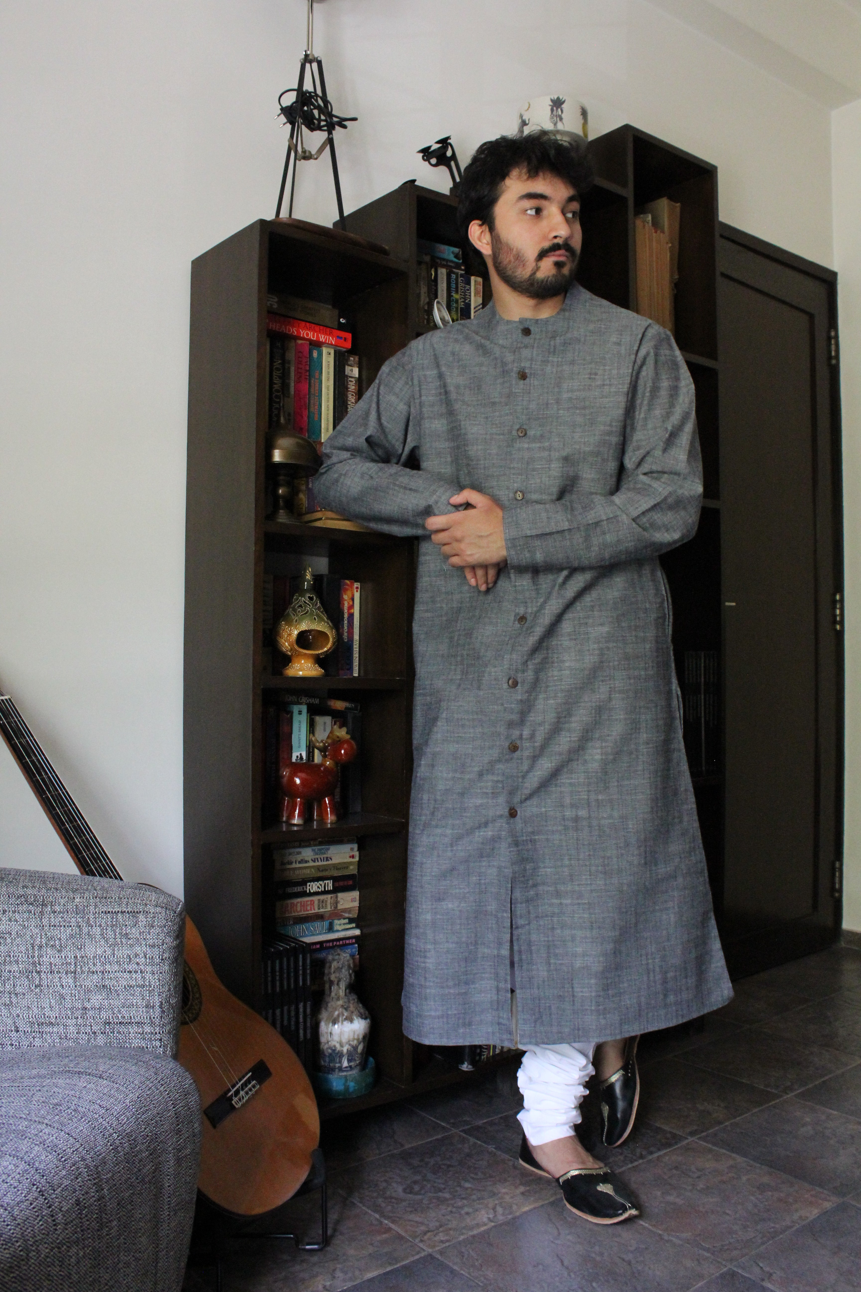 Men's kurta sets | Curated Collars bundle - Natural fibre fabrics - M