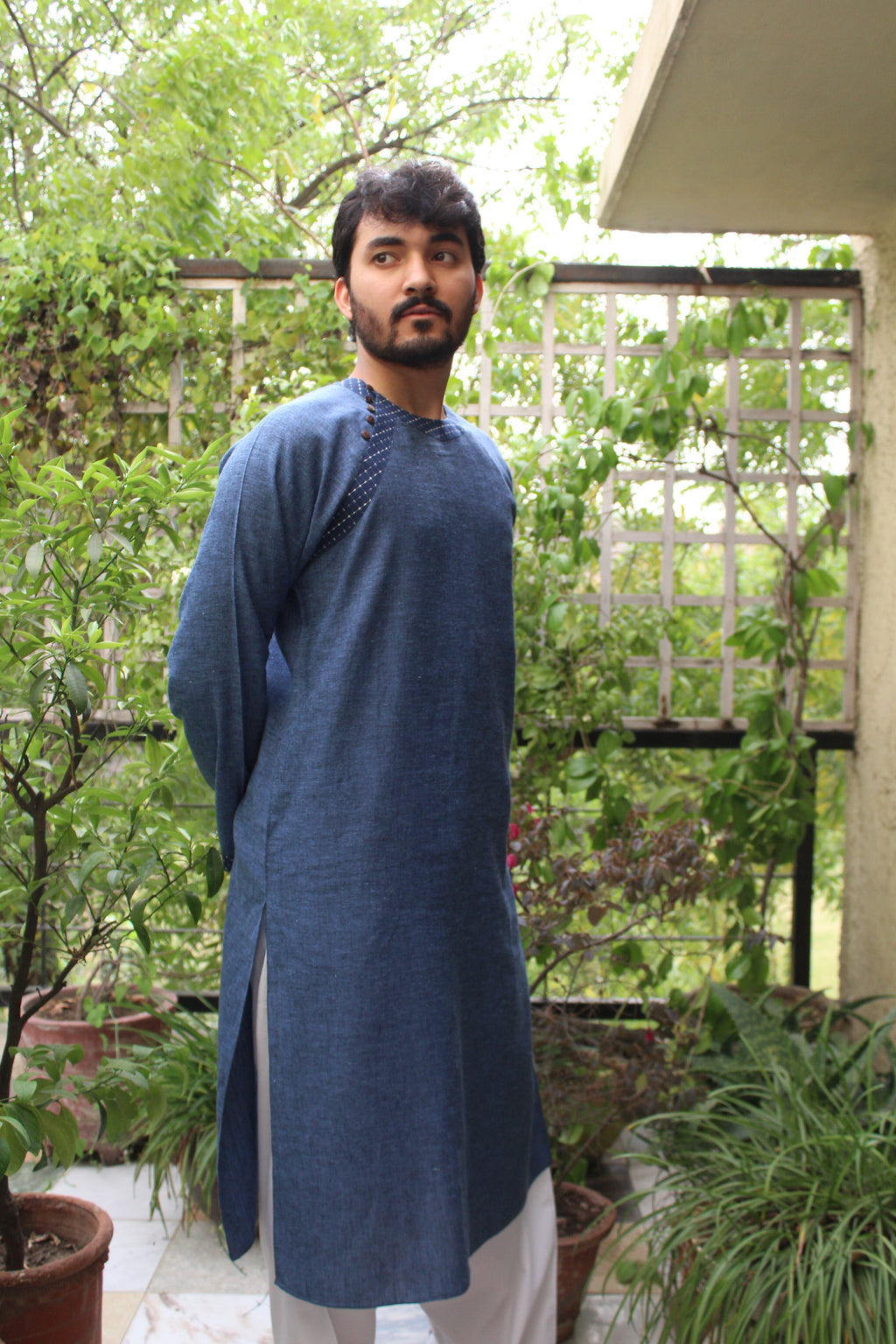 Men's kurta set | Modern Ethnics bundle - Natural fibre fabrics - M