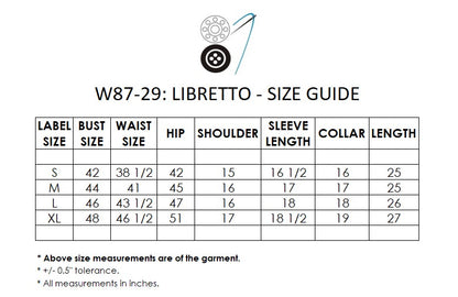 W87-29: Libretto - Royal Blue mini-checks